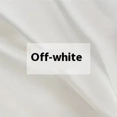 Double-sided silk duvet cover in solid colour with plain weave construction