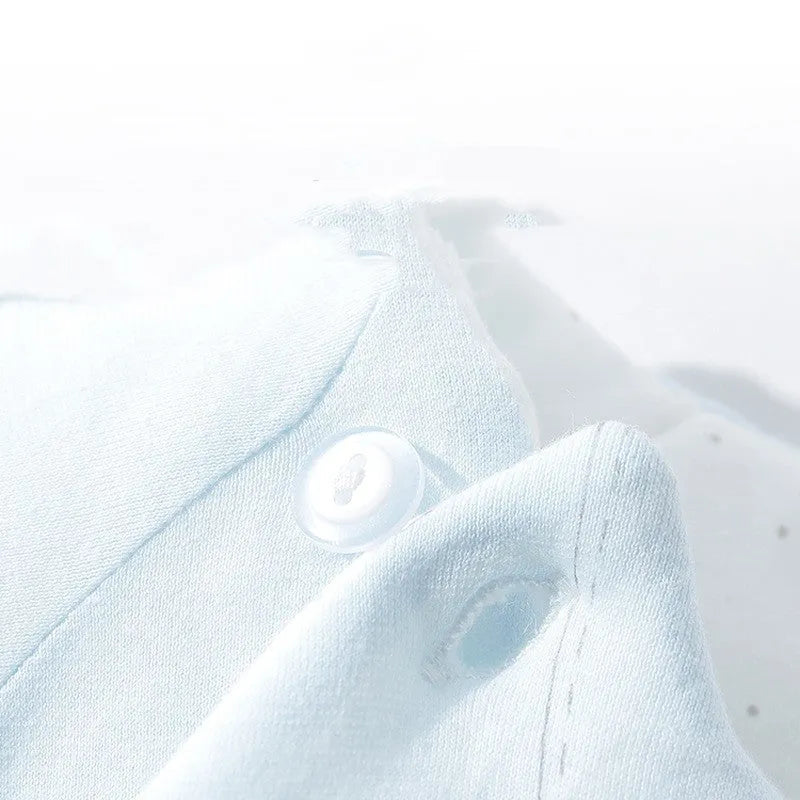 Hani half-back baby top 100% cotton sanded fabric round neck for newborns winter 59cm