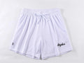 Men's double-layer mesh shorts in a selection of colours including black, sports purple, and yellow.