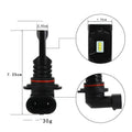 CSP high-power automotive LED fog lamp headlight unit for 9005 9006 sockets