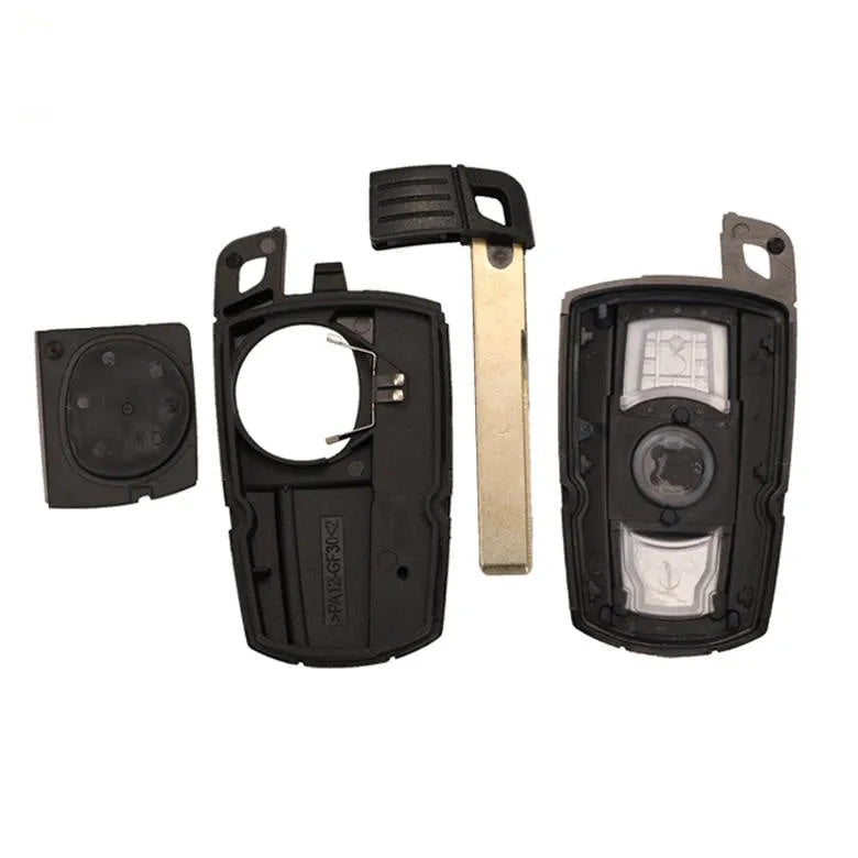 BMW CAS3 semi-intelligent remote car key with three buttons and metal/plastic construction
