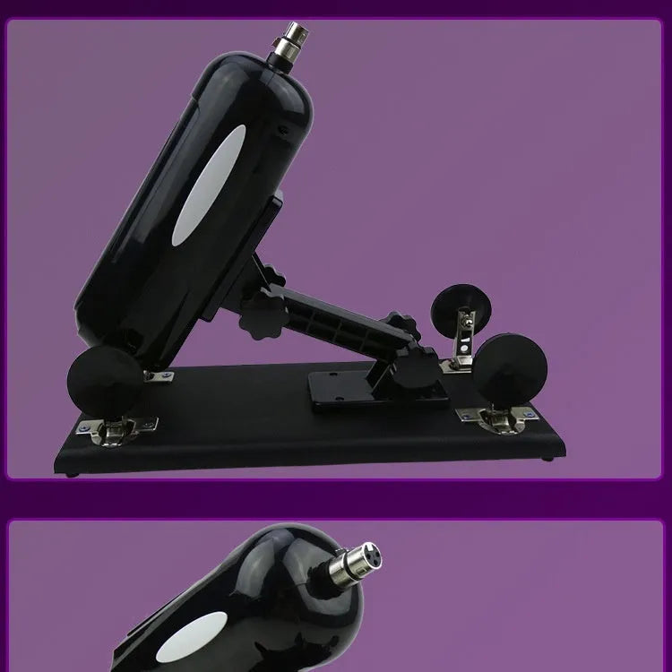 Bobb women's automatic telescopic thrusting sex toy in purple, black and pink colours