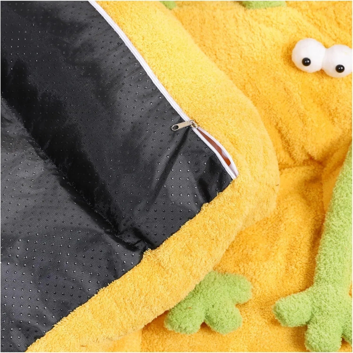 Multi-colour cartoon pet nest in coffee colour, sofa style for small cats and dogs