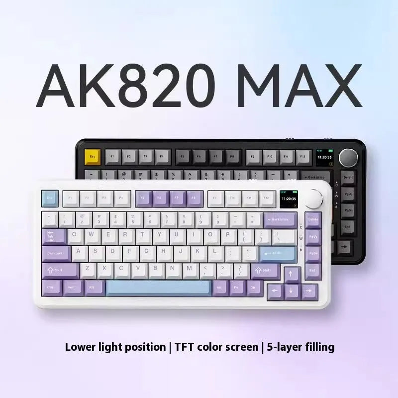 Black, grey and yellow mechanical keyboard with compact design and wireless connectivity options
