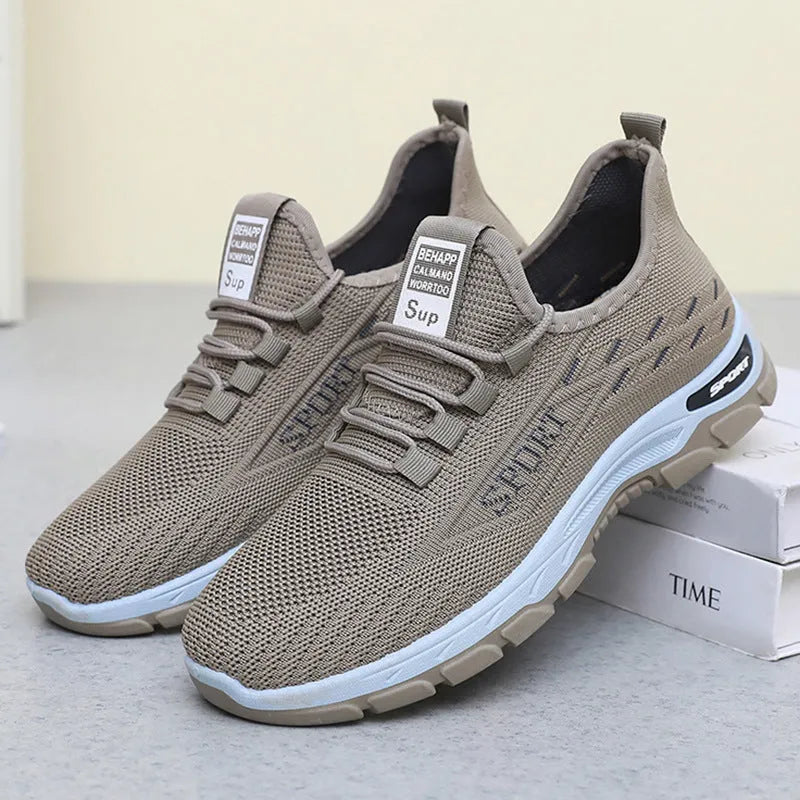 Casual low-top sneaker with soft PVC sole in men's black and women's light purple colour options.
