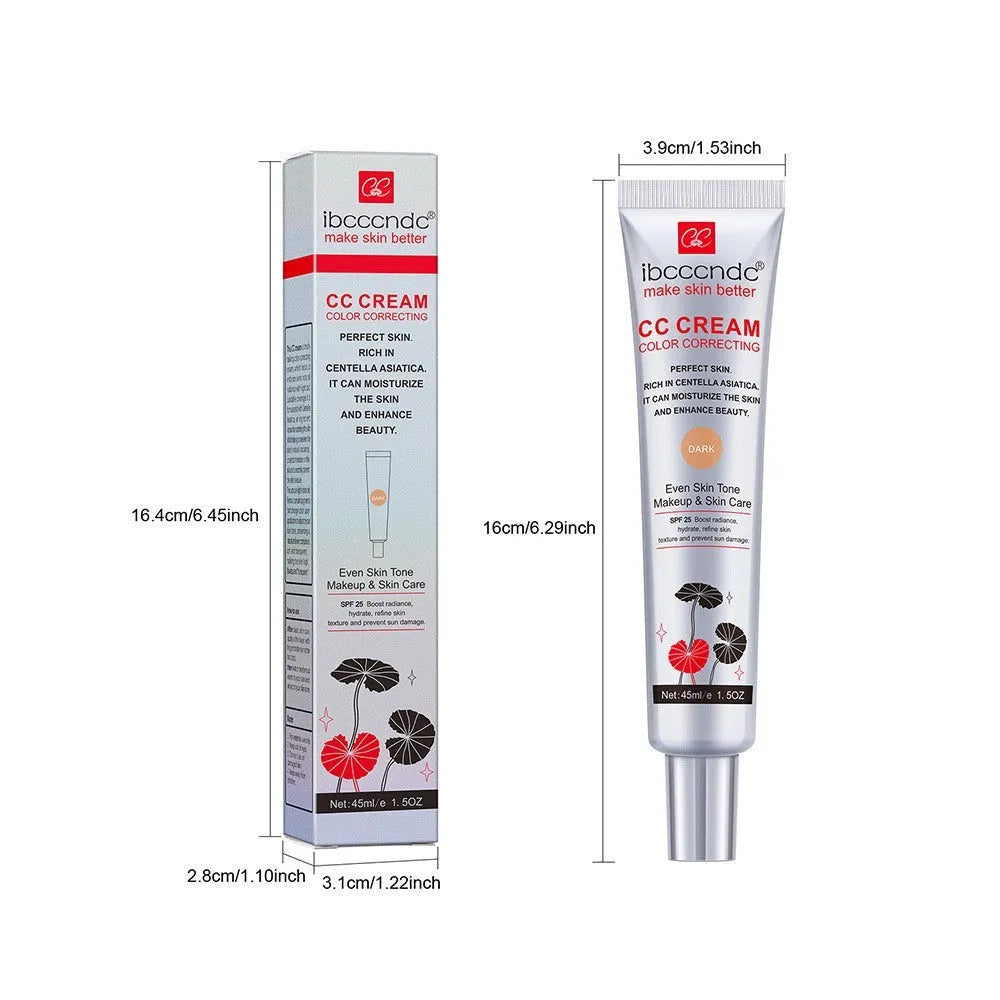 Erborian Centella Asiatica CC cream tube in dark and light colour correcting shades.