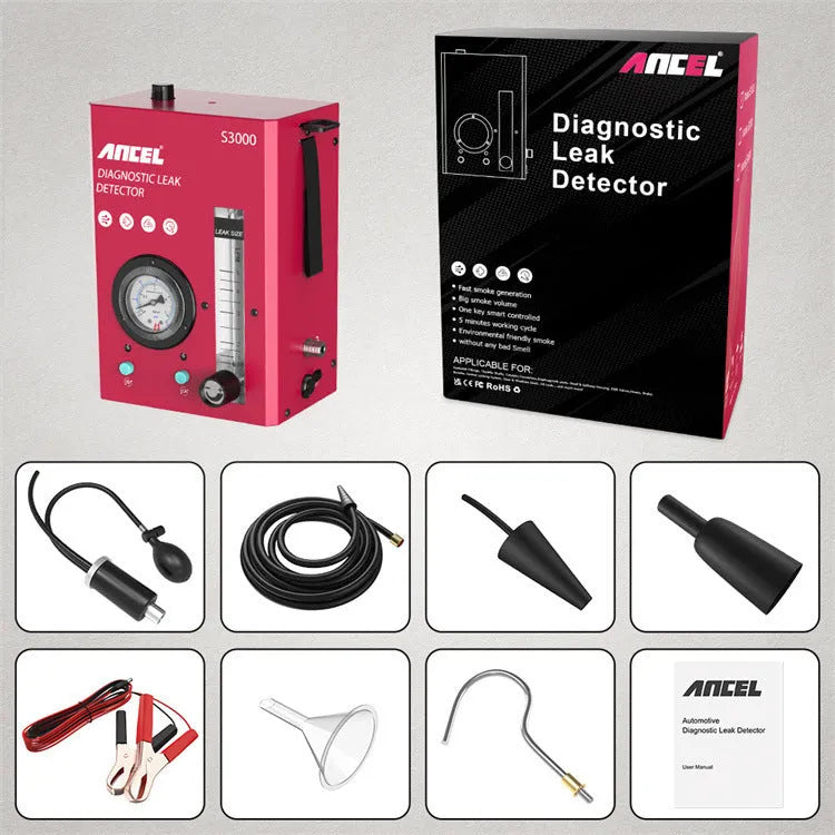 S3000 car smoke detector vacuum leak tool for automotive diagnostic use