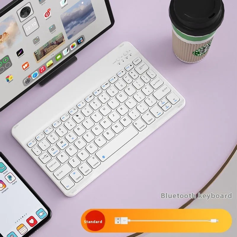 Bluetooth keyboard and rechargeable mouse bundle in multiple colour options including elegant white and dark night green