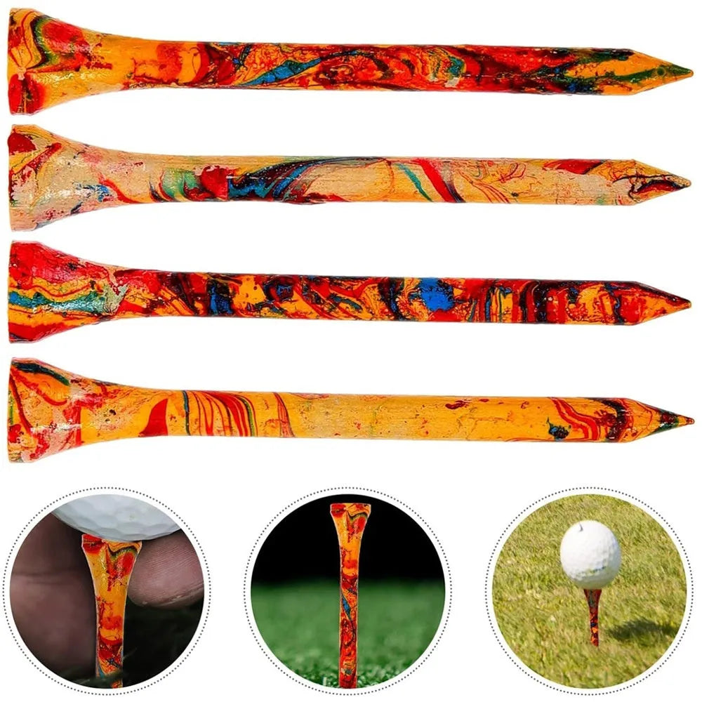 Colourful assortment of 50 golf ball holders with 70mm diameter for training drills