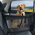 Oxford cloth foldable pet crate in black colour with 49cm square base