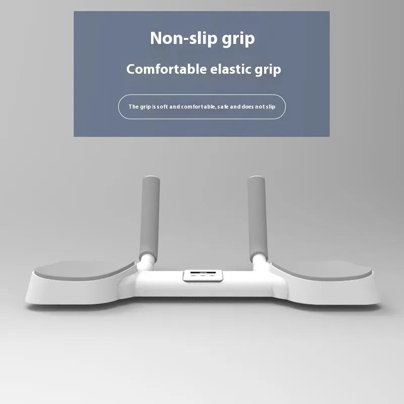 White household flat support trainer with alloy aluminium tube frame on a flat surface.