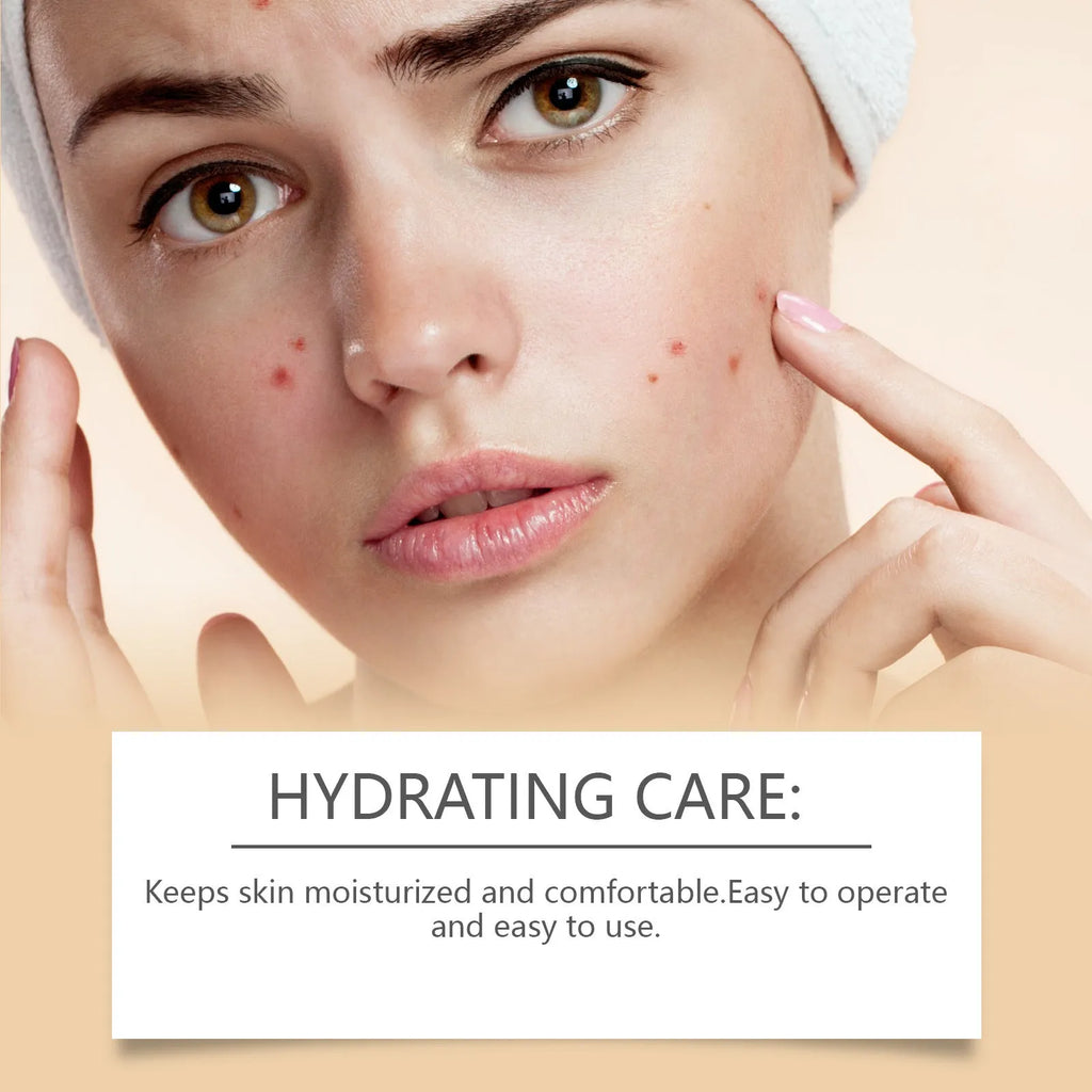 Pack of eight acne treatment patches with tea tree oil and centella extract