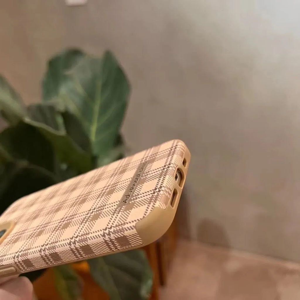 Curry Qianniao TPU Rear Cover Phone Case for iPhone 14 13 12 11 Pro Max XR XS Max - Cartoon Curry Thousand Birds and Checker Pattern Options Case Protective Back Cover