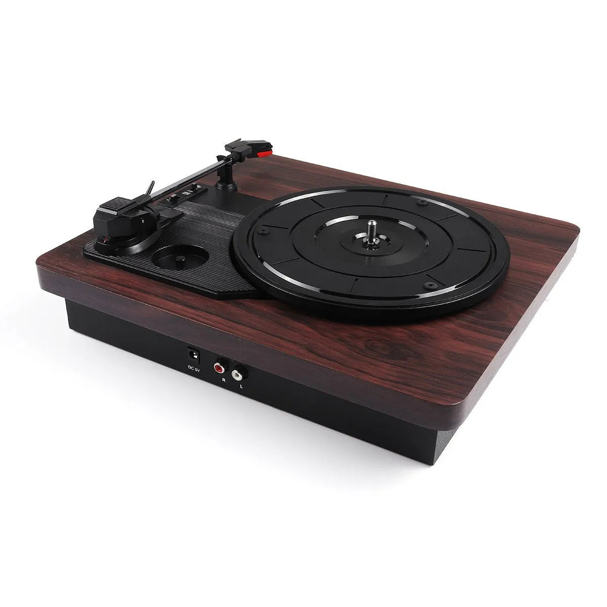 Record player phonograph 300x250x100mm requiring external amplifier for tablet phone vinyl playback