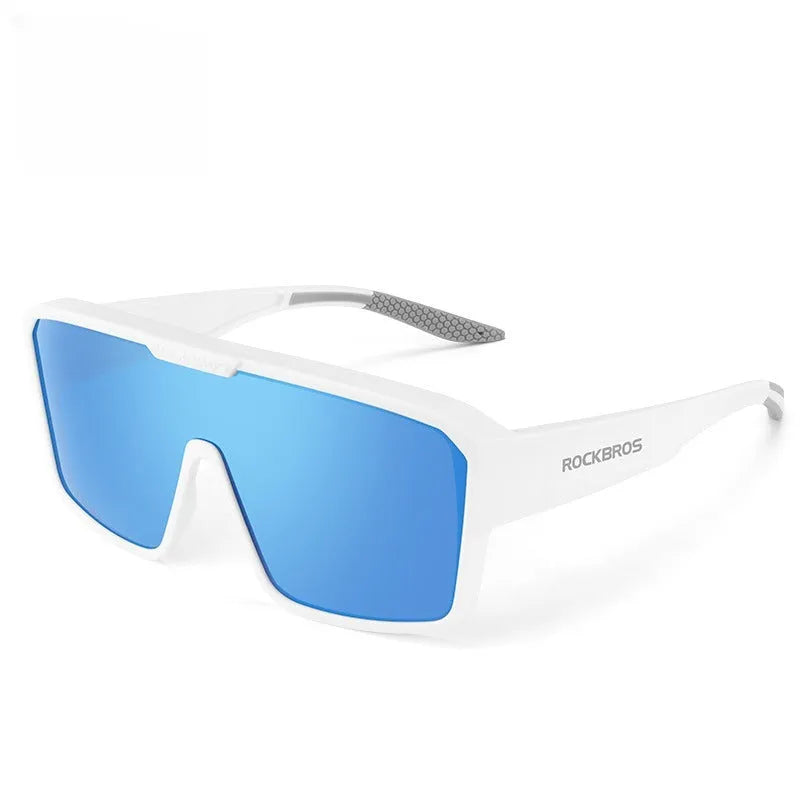 Polarized cycling goggles with TAC lenses and TR frame in large size for outdoor travel