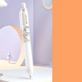 Black and white 0.5mm automatic pencil with a cloud grip, shown as a single unit and a two-piece set.