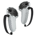 Silicone handle protective sleeves for Meta Quest 3 VR controllers in multiple colour options