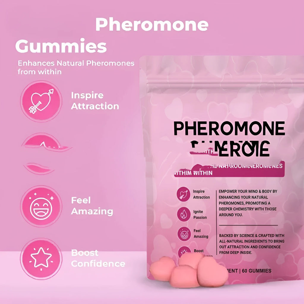 60 edible pheromone gummy tablets for household insect control in original packaging