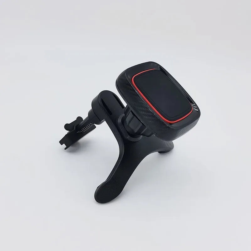 Hose black car phone holder with adjustable air vent clip for universal vehicle compatibility