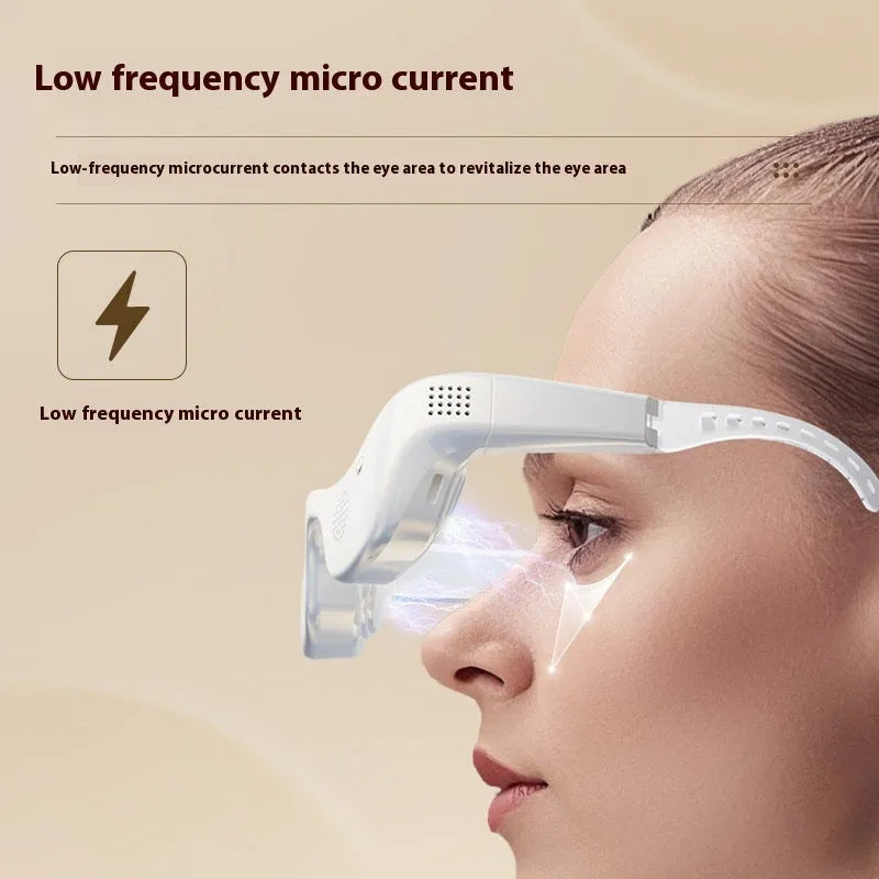 Eye bag massage eye beautification instrument with colour light and three speed settings for home use