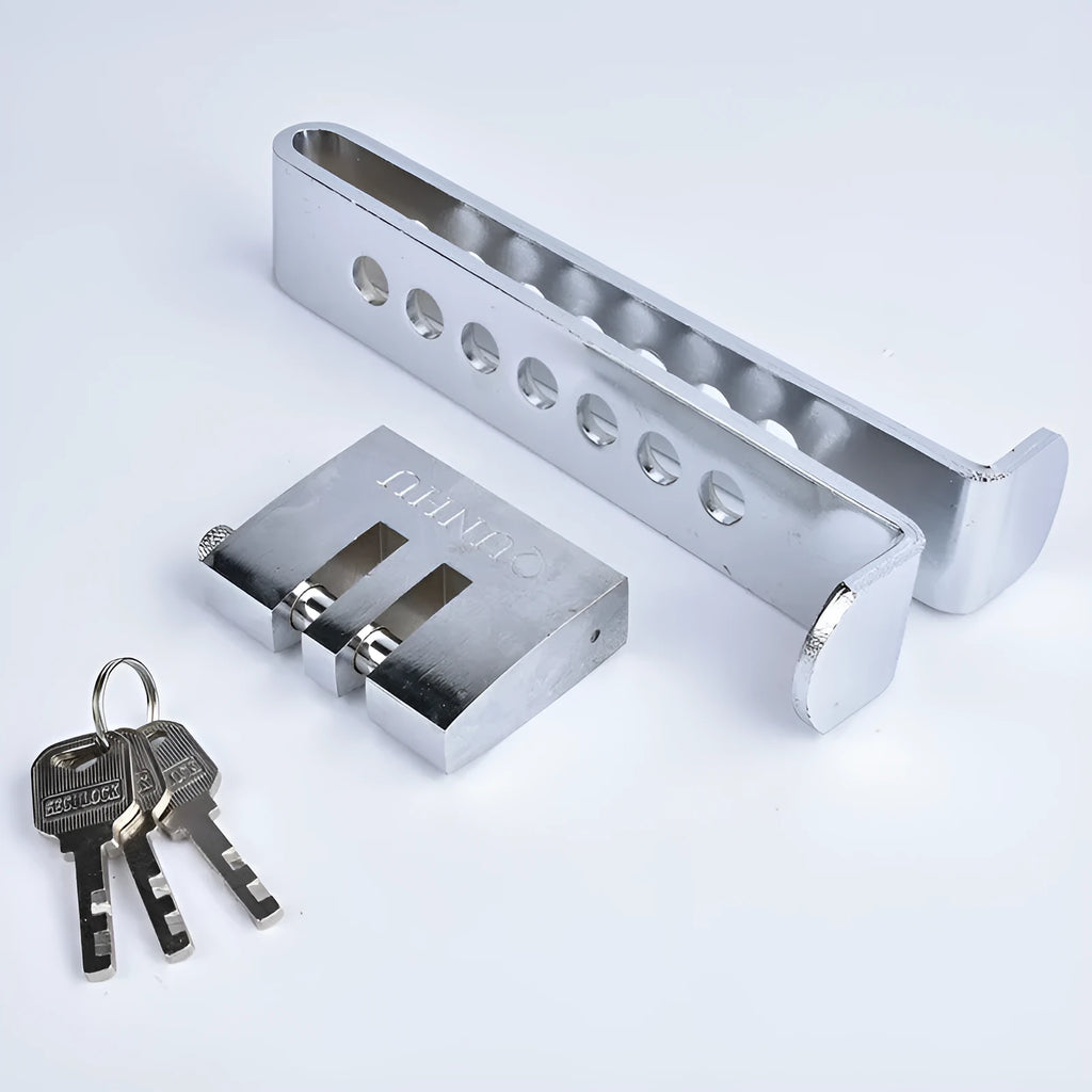 Car brake accelerator pedal lock steel construction 8-hole 19.5cm height anti-theft device