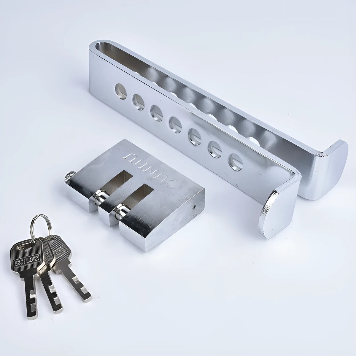 Car brake accelerator pedal lock steel construction 8-hole 19.5cm height anti-theft device