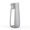 Portable pet water cup outdoor folding dog water bottle 550ml large capacity plastic solid colour