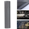 A sheet of perforated plastic automotive colour change film measuring 30cm by 106cm.