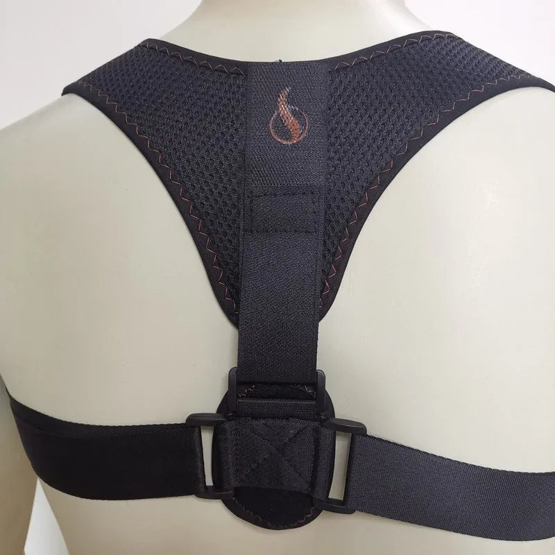 Adjustable composite cloth clavicular posture correction belt for shoulder and bunion support.