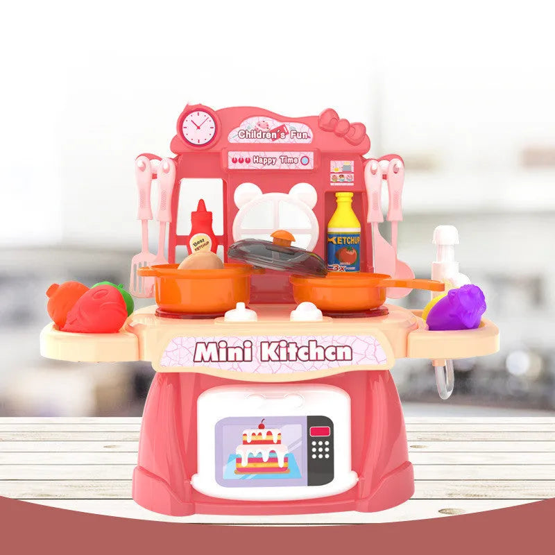 Plastic simulation kitchen toy for children's imaginative role play