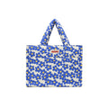 Pet storage outing cartoon printing cotton handbag with burden reduction in green kitten colour