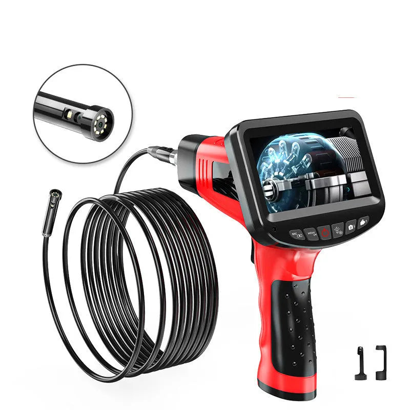 8.5mm diameter dual-lens endoscope inspection camera with choice of cable.