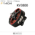 F1404 brushless motor in metal for FPV toothpick and crossing machines, available in KV2900, KV3800 and KV4600