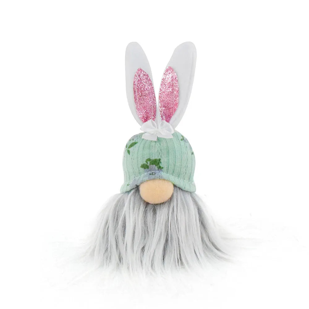 Home fashion Easter decoration doll ornament in white polyester with cute design