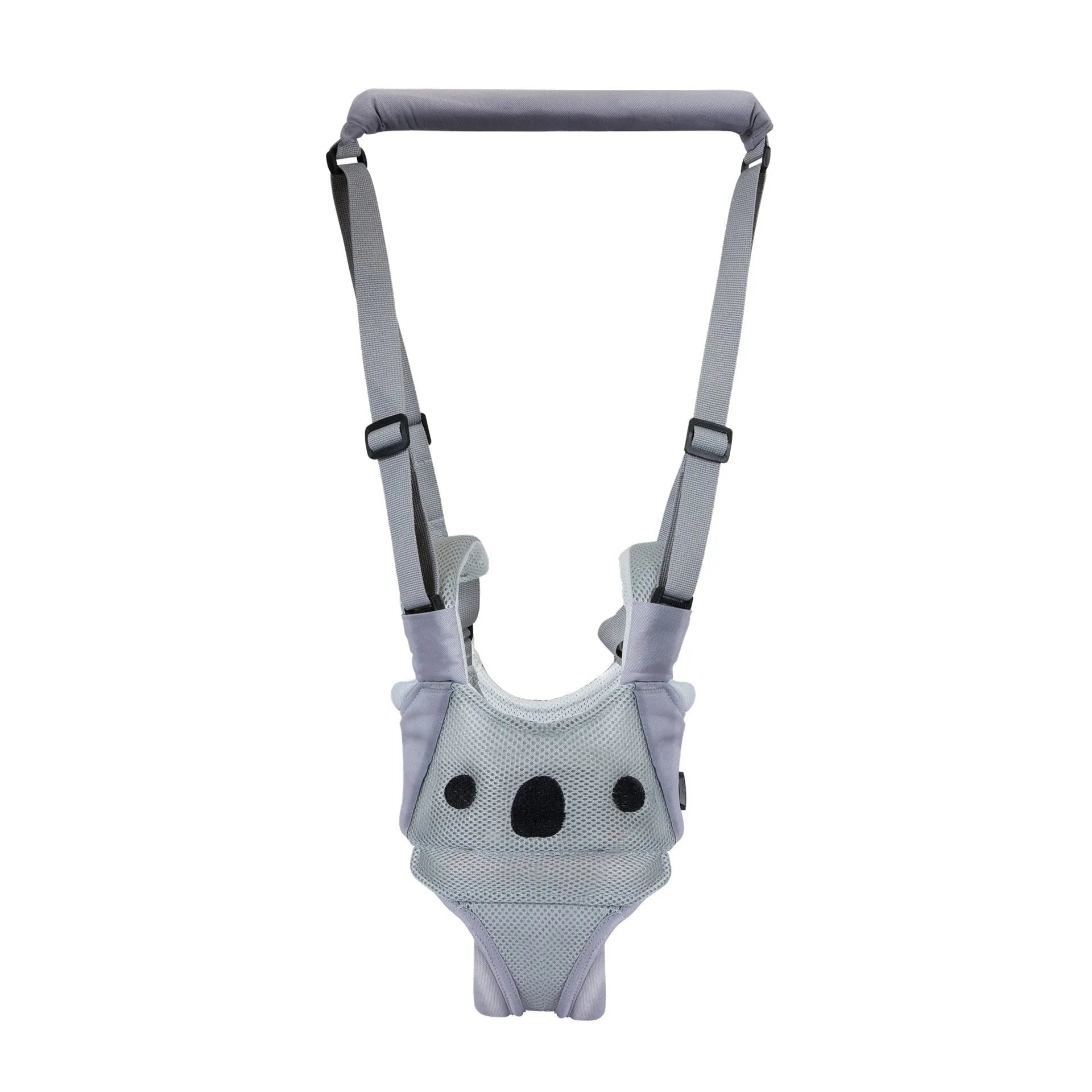Baby walking harness belt in blue colour with crotch support for toddler walking practice