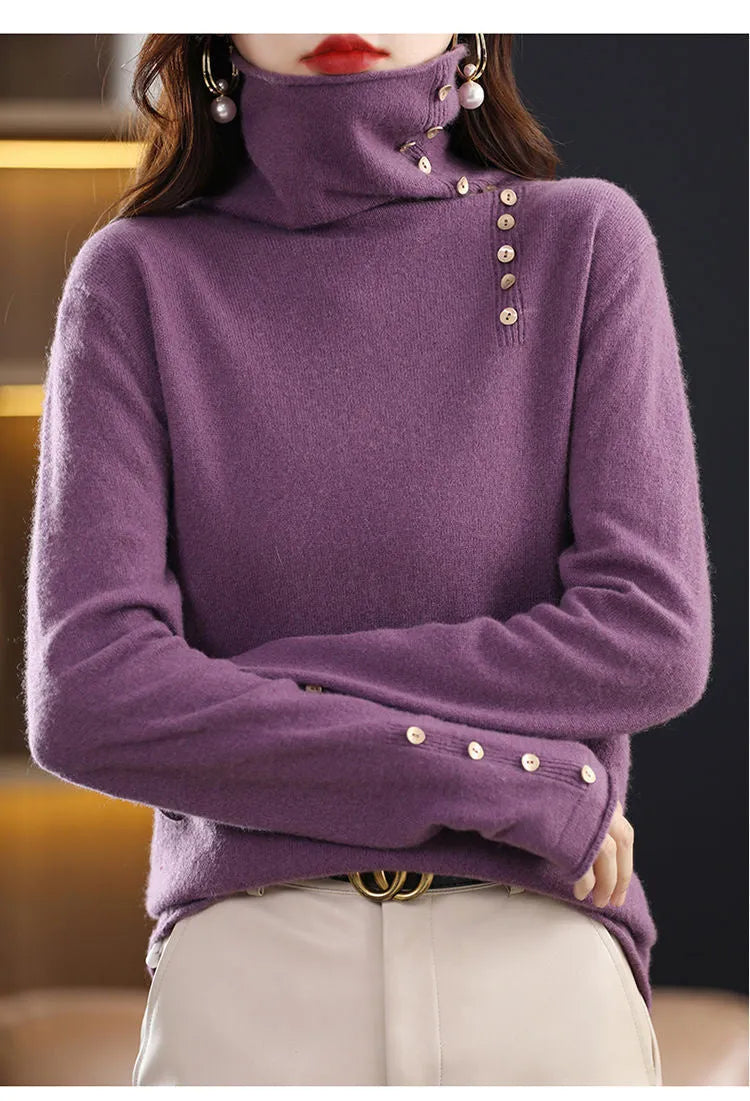 Slim fit core-spun yarn knitted bottoming shirt in light camel colour showing 3D pattern detail.