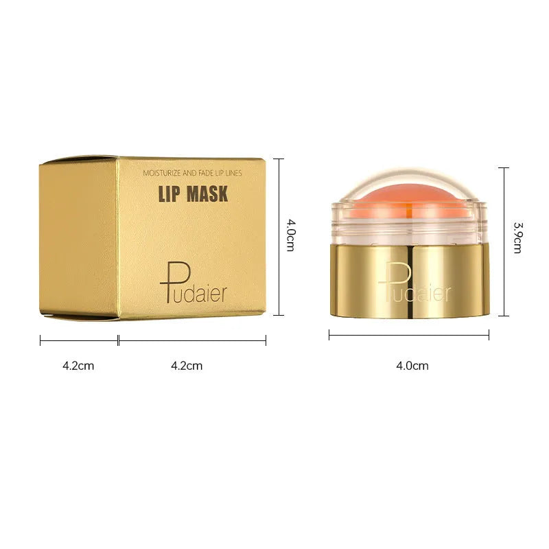 Standard size lip balm stick in a lipstick format, shown in one of six available colours.