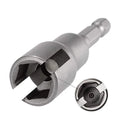 Tool steel socket wrench nut socket slotted sleeve natural colour 41g for electric screwdriver