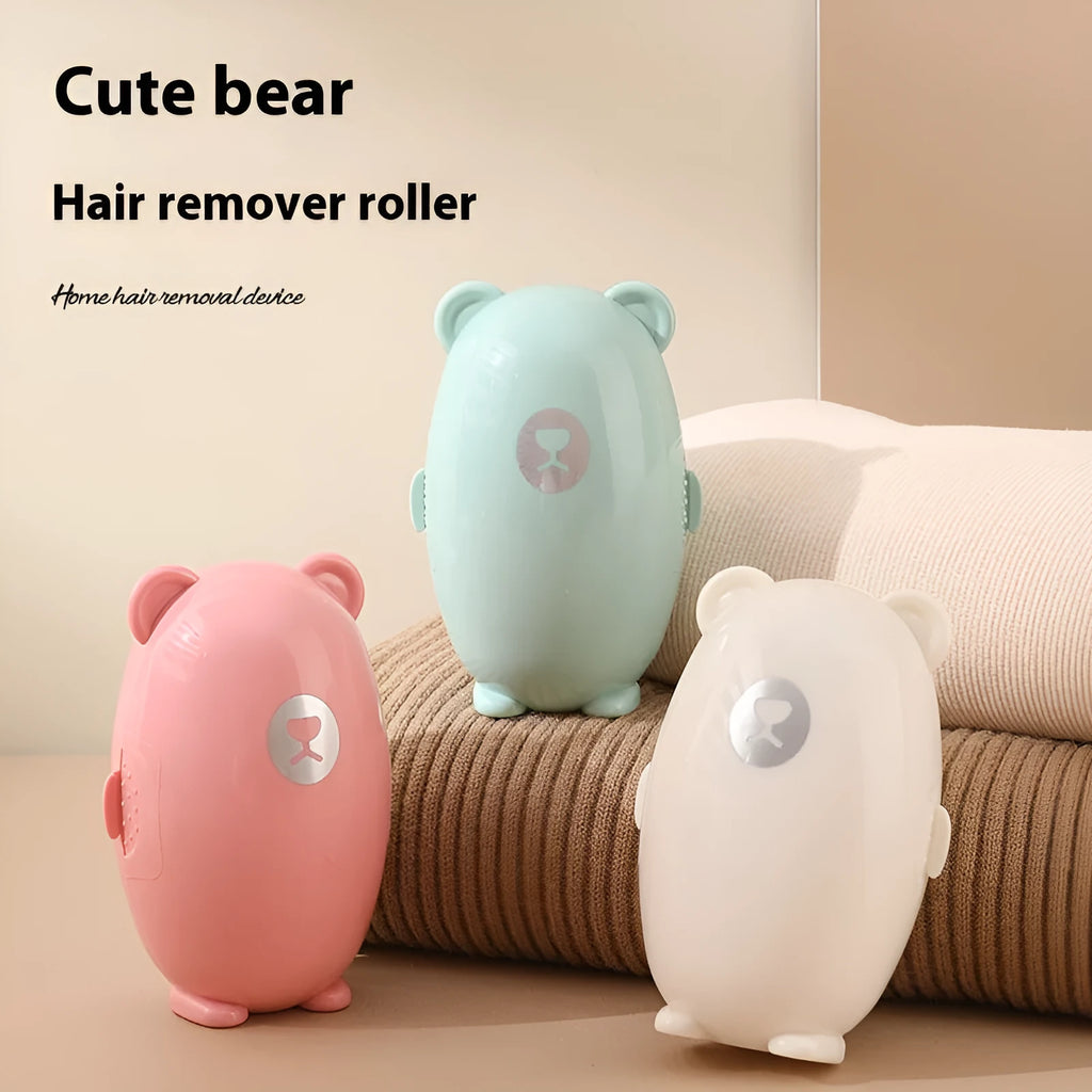 Washable lint removal roller in white pink green colours for pet hair dust cleaning