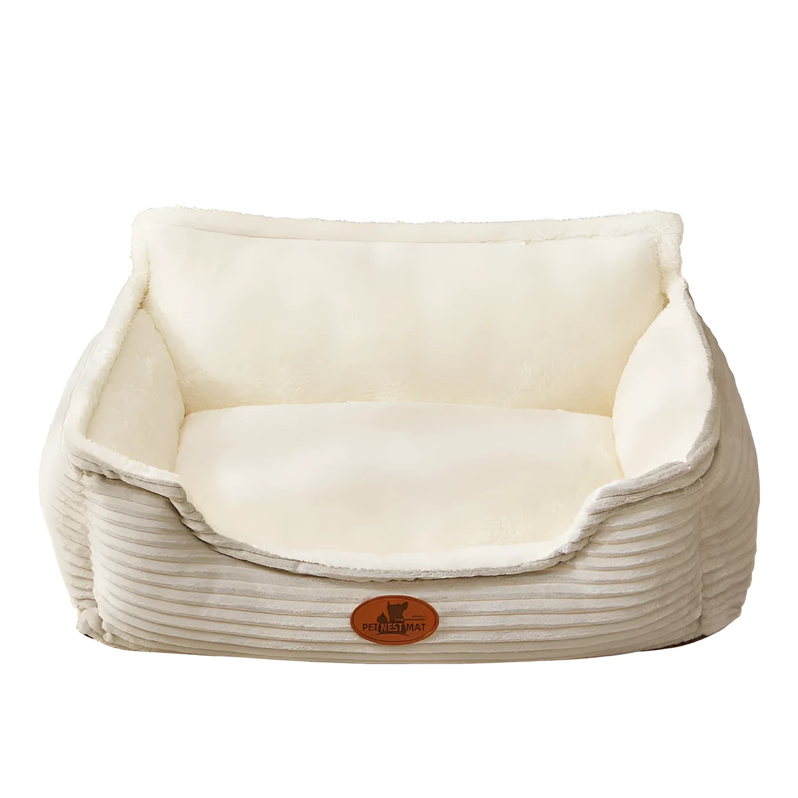 Universal four season dog cat kennel with removable cushion in coffee or white colour