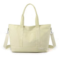 Large capacity nylon tote bag for women in casual Korean style solid colour shoulder bag 38x28x14cm