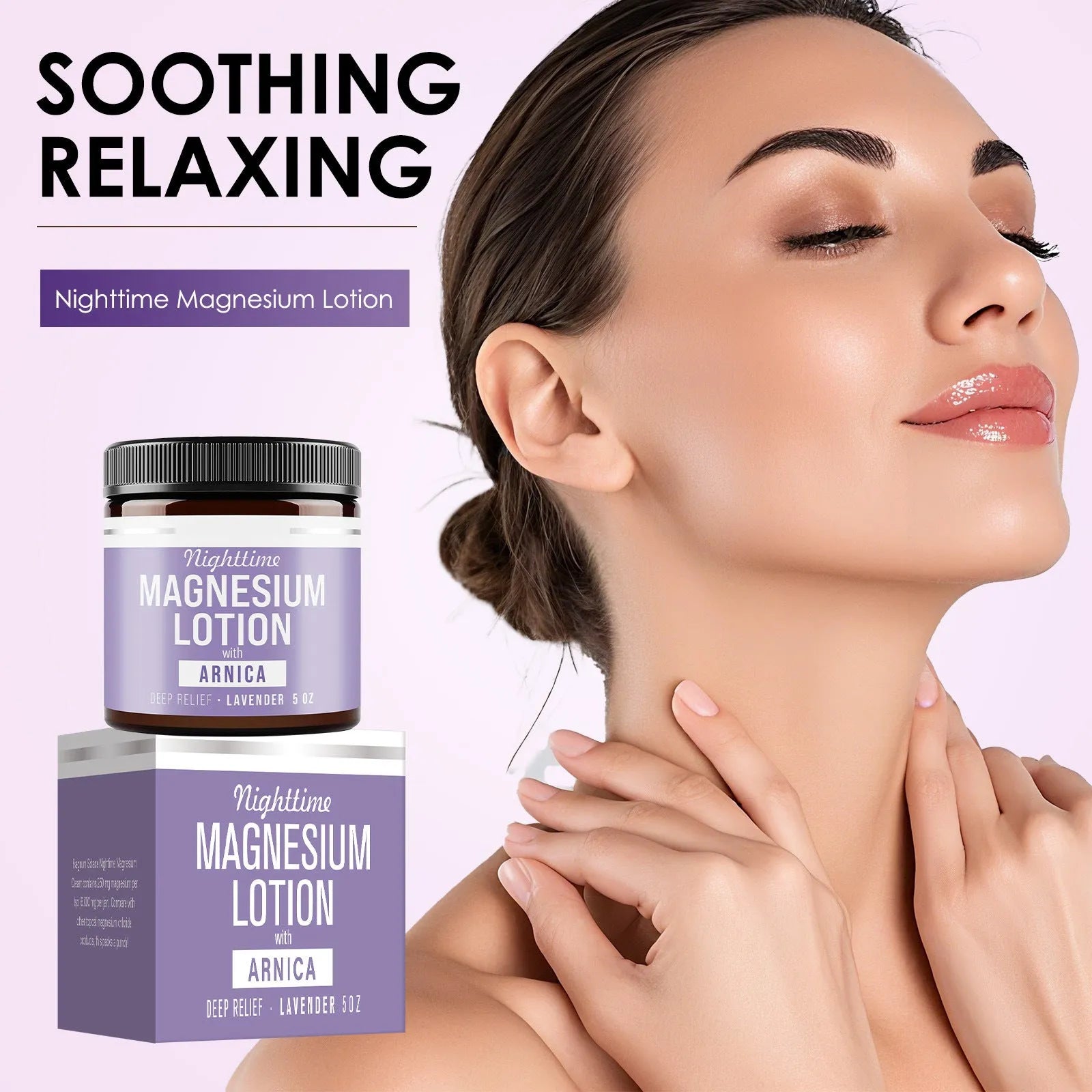150ml tube of magnesium body butter cream with shea butter and grape seed oil.