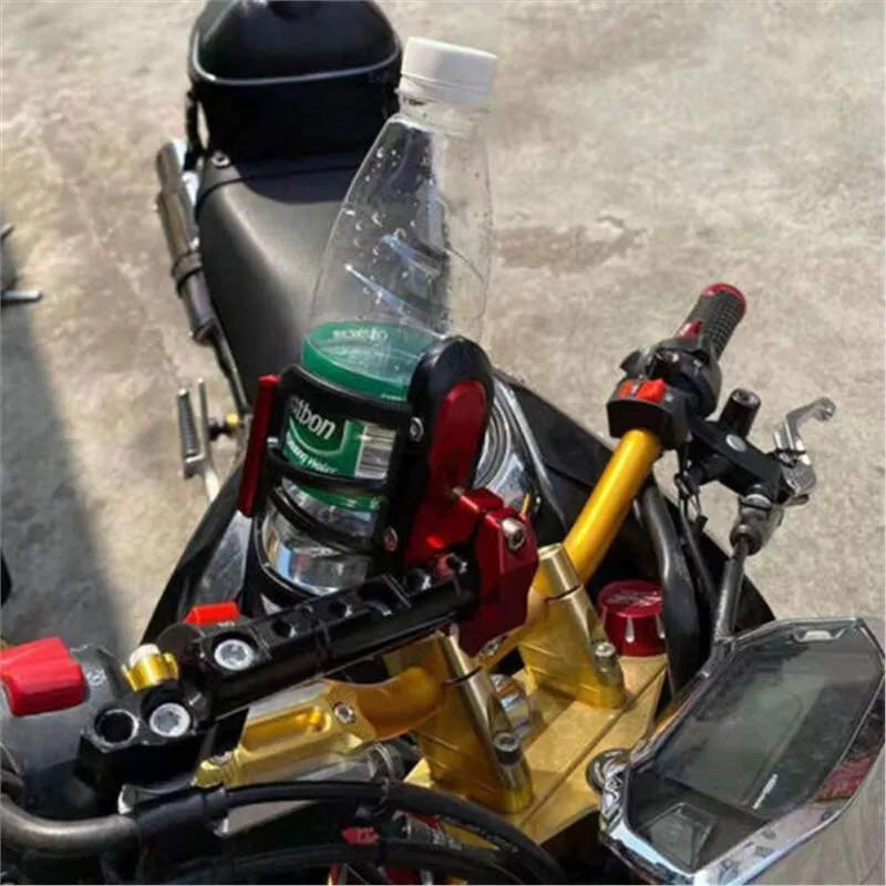 Modified bumper water bottle cage for Honda X-ADV scooter in one of six colours.