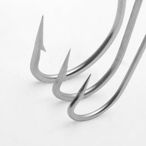 Alloy sea fishing hooks in multiple specifications for ocean boat fishing