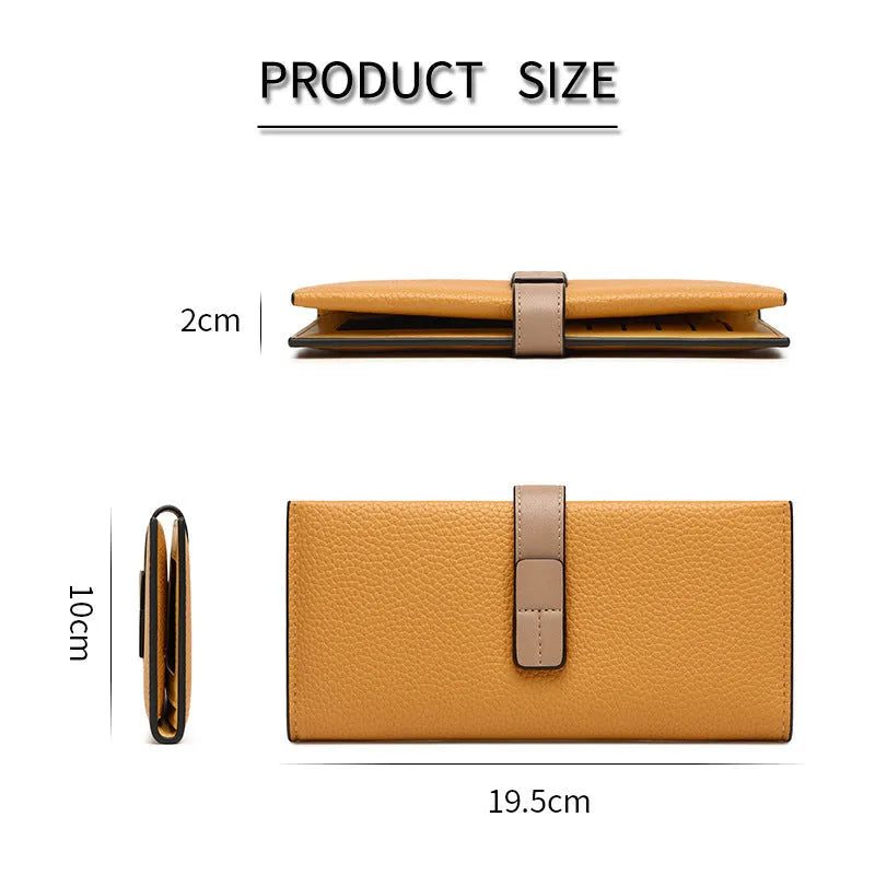 Large black PU leather handbag for women with polyester lining, shown from the front