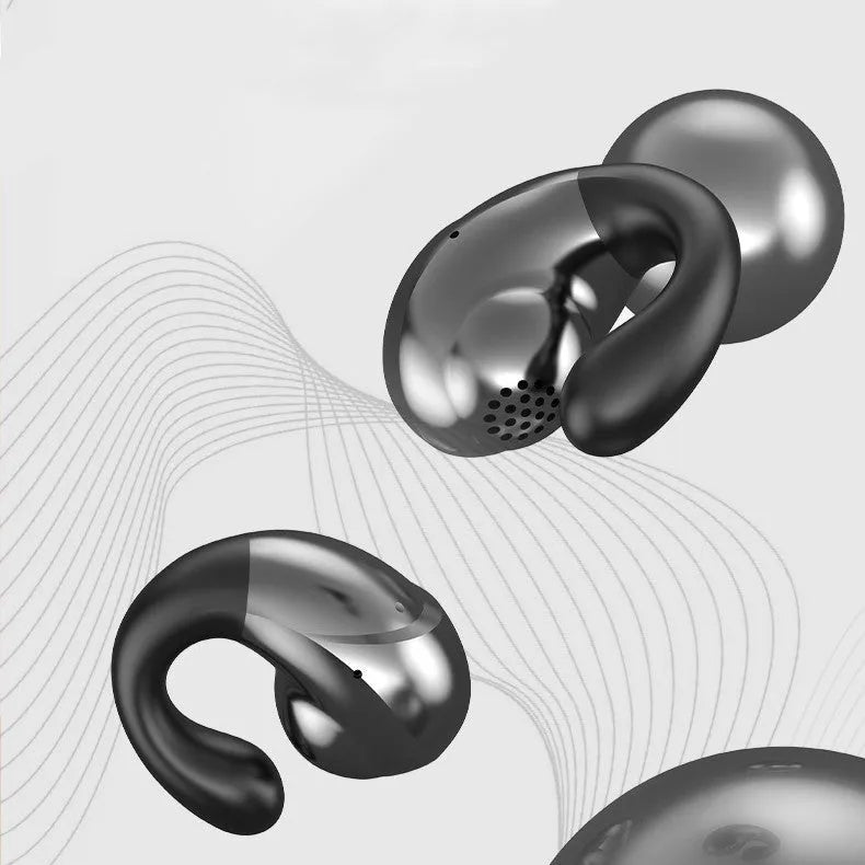 Wireless Bluetooth sports headphones with ear clip design in five colour options