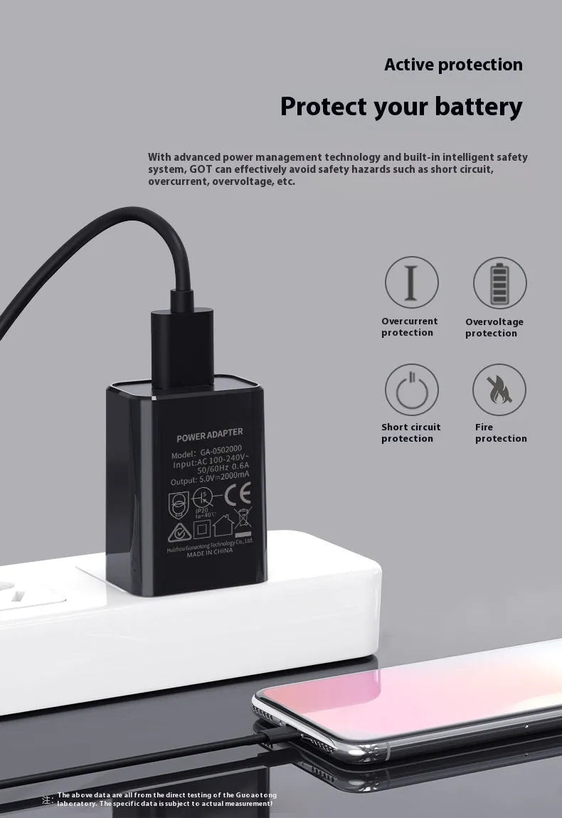 White Australian Standard USB phone charger with a single USB port and Australian plug