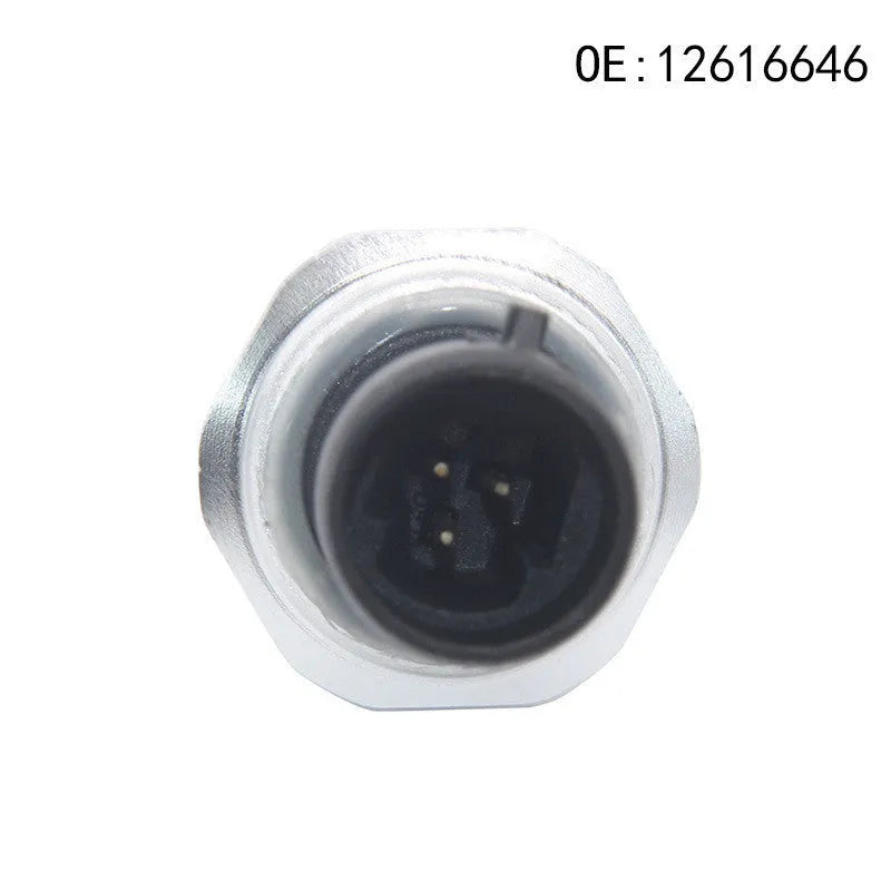 Silver metal fuel pressure sensor for automotive engine, OE numbers 12616646 12677836 D1846A.
