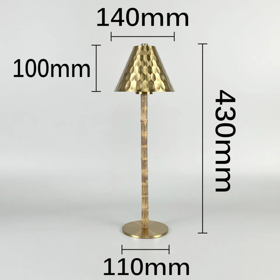 ZJ97 2 3W LED desk lamp with replaceable white lampshade on a wooden desk