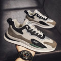 Men's fleece sports casual cotton shoes with PU overlays and lace-up closure, colour-blocked design, available in multiple colours and sizes